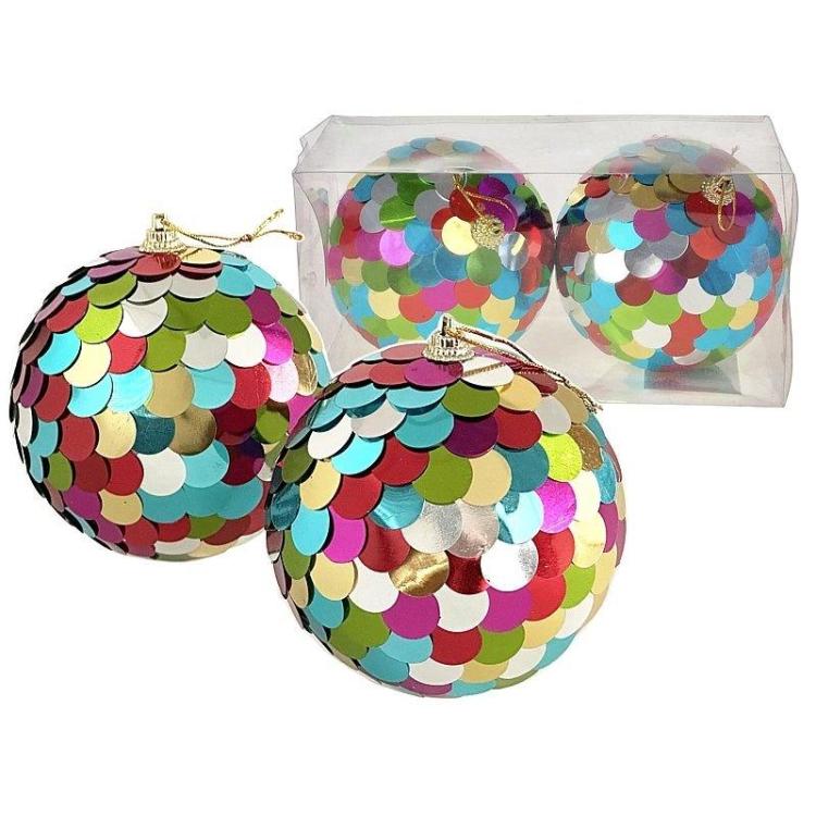 Bombki kolorowe 2szt