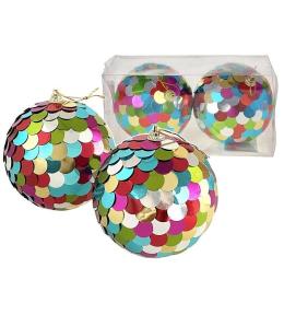 Bombki kolorowe 2szt