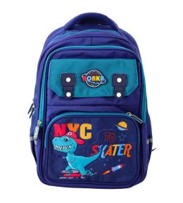 Plecak szkolny Dinozaur granatowy