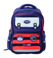 Plecak szkolny Kosmos granatowo czerwony 20L