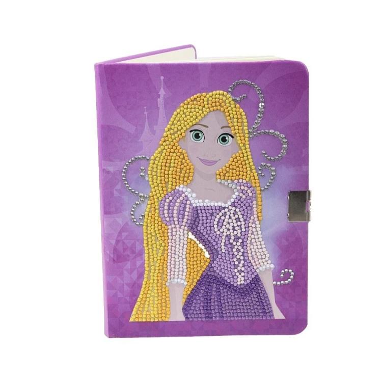Sekretny Pamiętnik z mozaiką diamentową Roszpunka