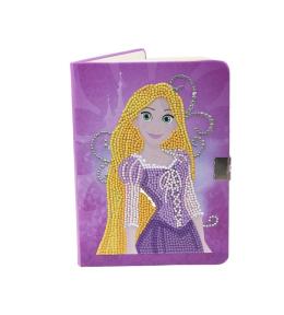 Sekretny Pamiętnik z mozaiką diamentową Roszpunka