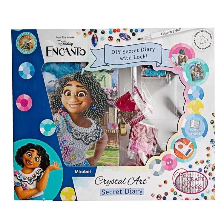 Sekretny Pamiętnik z mozaiką diamentową Encanto