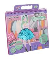 Szkicownik cekinowa moda