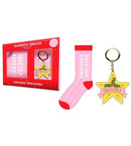 Zestaw skarpetki + brelok Gwiazdka Wieczoru