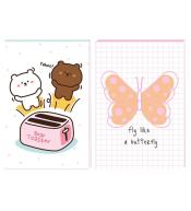 Notes A6/30K z poddrukiem No name-dziewcz (12szt)