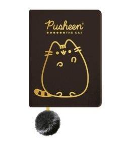 Notatnik pluszowy A5/96K gold Pusheen