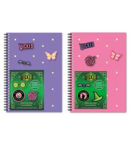 Notes A5/80K z przypinkami Wicked mix