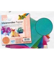 Papier opalizujący kropki 14x14cm 50szt