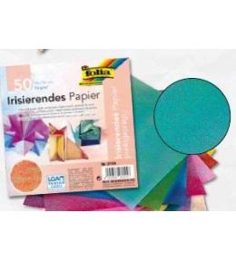 Papier opalizujący kropki 14x14cm 50szt