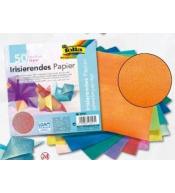 Papier opalizujący tłoczenie tkaninowe 14x14cm 50s