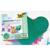 Papier opalizujący kryształy 14x14cm 50szt