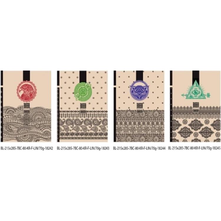 Notatnik ozdobny 215x285/80K linia FRESH