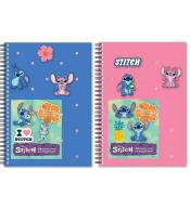 Notes na spirali A5/80K kratka Stitch mix