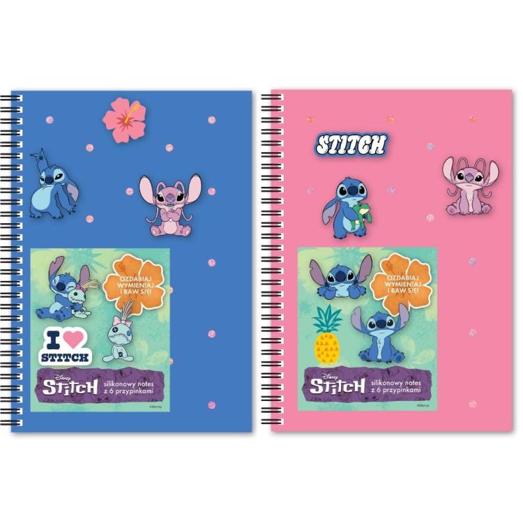 Notes na spirali A5/80K kratka Stitch mix