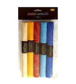 Papier czerpany ozdobny gm 140 25x35cm 5 ark