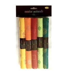 Papier czerpany ozdobny gm 100 25x35cm 5 ark