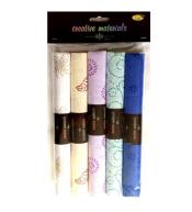 Papier czerpany ozdobny gm 100 25x35cm 5 ark