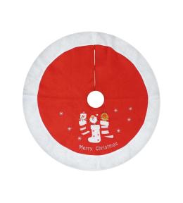 Mata pod choinkę czerwona 80cm