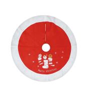 Mata pod choinkę czerwona 80cm