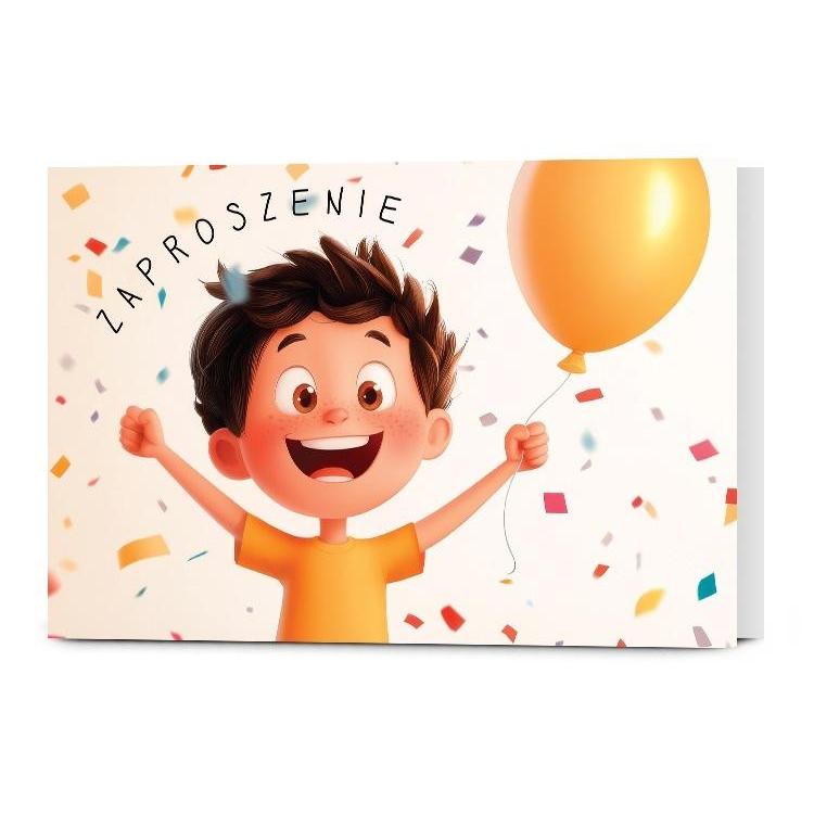 Zaproszenie Urodziny (10szt)