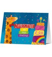 Zaproszenie Urodziny (10szt)