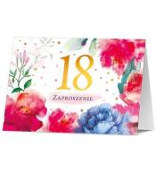 Zaproszenie Urodziny 18 (10szt)