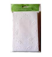 Karnety tłoczone + koperty 5szt Jemioła