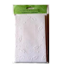 Karnety tłoczone + koperty 5szt Jemioła