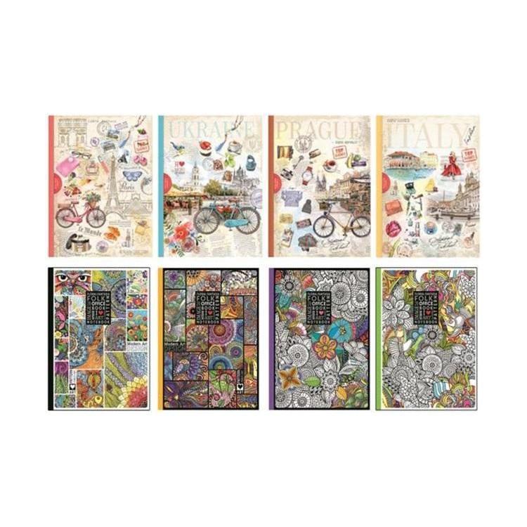 Notatnik ozdobny A4/80K linia FRESH