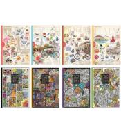 Notatnik ozdobny A4/80K linia FRESH