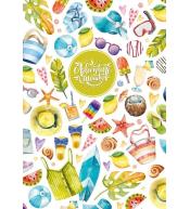 Notatnik ozdobny 143x210/96K kratka Wakacje FRESH