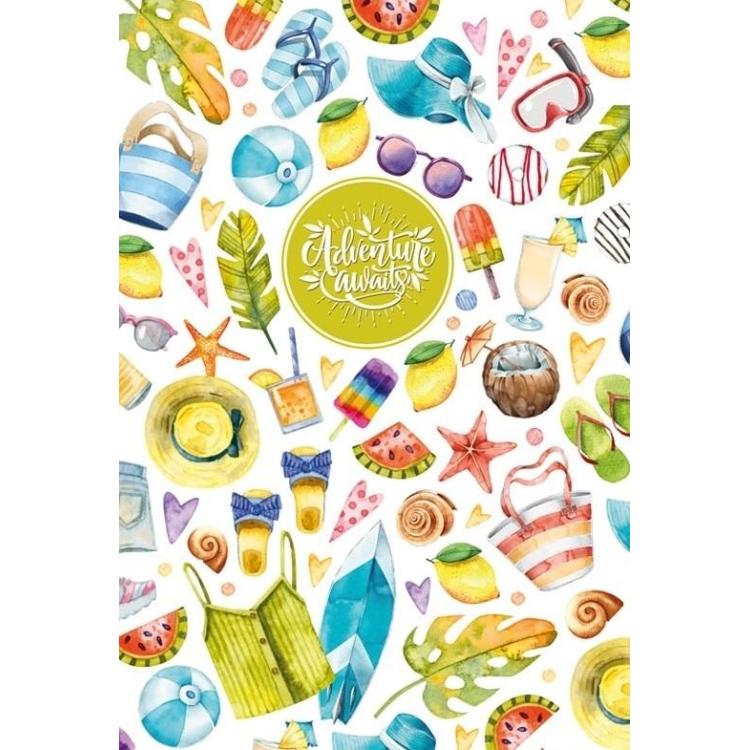 Notatnik ozdobny 143x210/96K kratka Wakacje FRESH