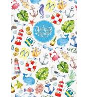 Notatnik ozdobny 143x210/96K kratka Morze FRESH