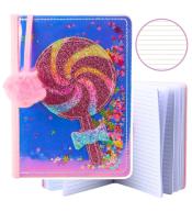 Notatnik A5/80K linia Lizak Konfetti