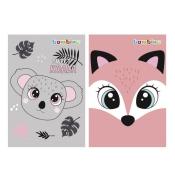 Notes A6/50K kratka mix dziewczęcy (10szt) BAMBINO