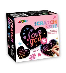 Wydrapywanki - Notes w kształcie serca