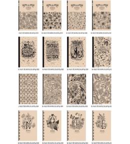 Notatnik ozdobny 143x215/96K kratka/gładki/linia