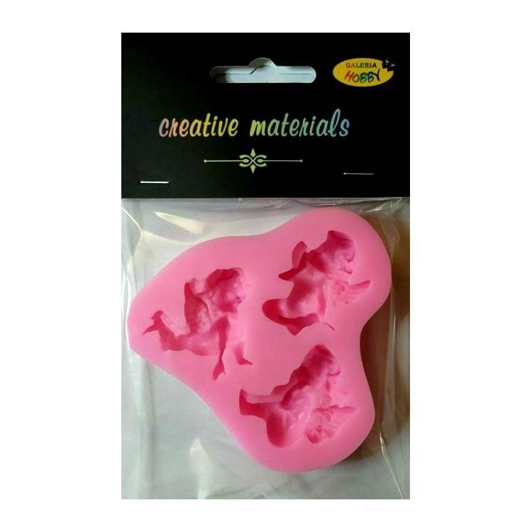 Forma silikonowa 7,5x8cm Aniołki