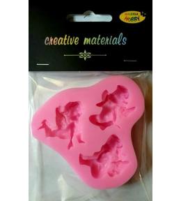 Forma silikonowa 7,5x8cm Aniołki