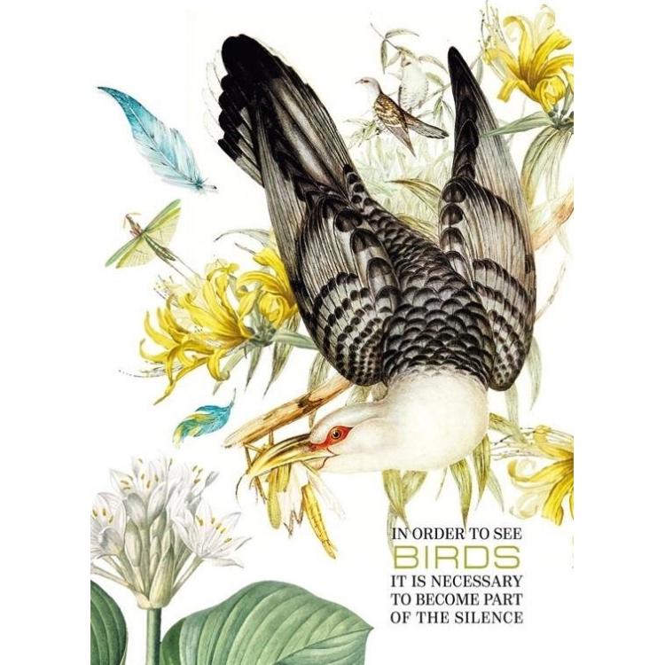 Notatnik ozdobny 165x238/80K kratka Ptak FRESH