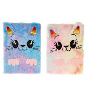 Notes A5 w okładce pluszowej MIX