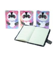 Notes A5/40K z okładką pluszową MIX