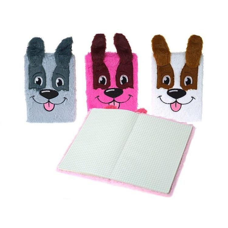 Notes A5/40K pluszowy MIX