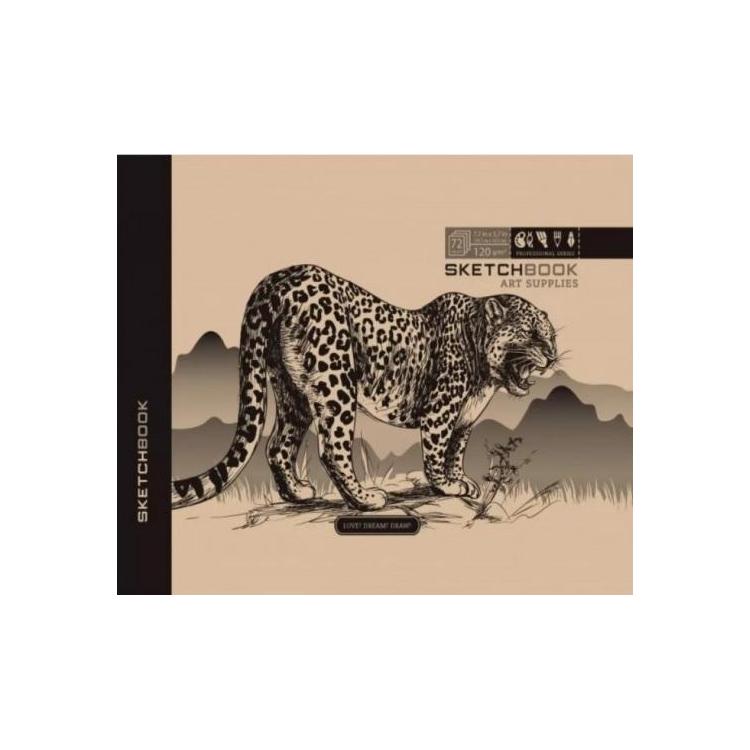 Szkicownik 197x145/36K 120g TW retro Pantera FRESH