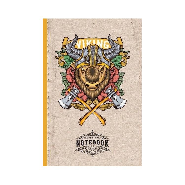 Notatnik ozdobny 143x210/64K kratka Bizon Wiking