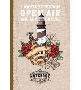 Notatnik ozdobny 143x210/64K kratka Latarnia FRESH