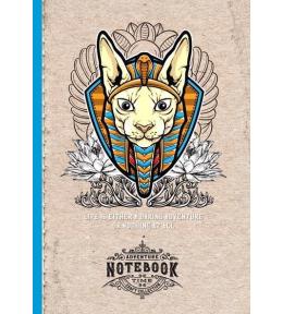 Notatnik ozdobny 143x210/64K kratka Kot Faraon