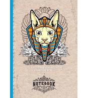 Notatnik ozdobny 143x210/64K kratka Kot Faraon