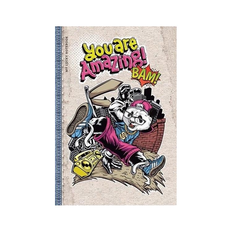 Notatnik ozdobny 143x210/64K linia Panda FRESH